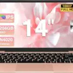 PC Portatile Win 11 Notebook 14 256GB Espansione 1TB SSD 1080P con Mouse Wireless