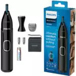 Philips NT5650/16 Rifinitore a Batteria per Naso, Orecchie e Sopracciglia