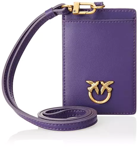 Pinko Portacarte da Viaggio Donna - Neck Card Holder Vitello Seta