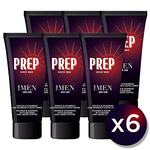 Prep Doccia e Shampoo Rivitalizzante con Estratto di Baobab e Caffè Verde