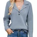 Pullover Donna Elegante Autunno Inverno - Maglione Casual XL