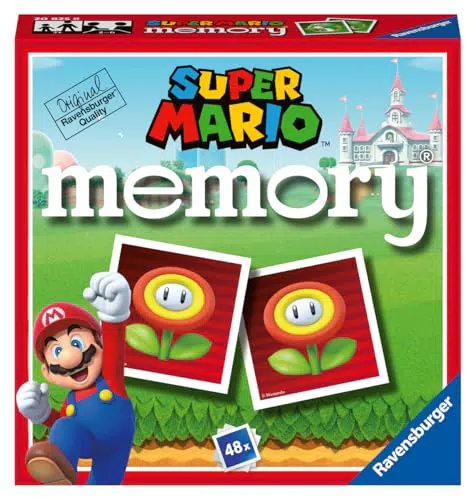 Ravensburger Memory Super Mario - Gioco da Tavolo per Bambini 3+ anni