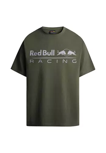 Red Bull Racing T-Shirt Logo Driver Tee di Pepe Jeans
