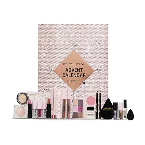 Revolution Beauty Calendario dell'Avvento con Set Regalo Vegan e Cruelty Free