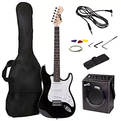 RockJam RJ20WAR2 Superkit per chitarra elettrica con amplificatore e accessori