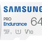 Samsung Scheda MicroSD PRO Endurance 64 GB UHS-I U1 fino a 100 MB/s con Adattatore SD