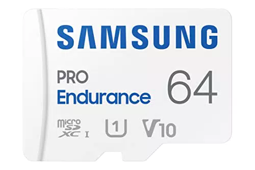 Samsung Scheda MicroSD PRO Endurance 64 GB UHS-I U1 fino a 100 MB/s con Adattatore SD