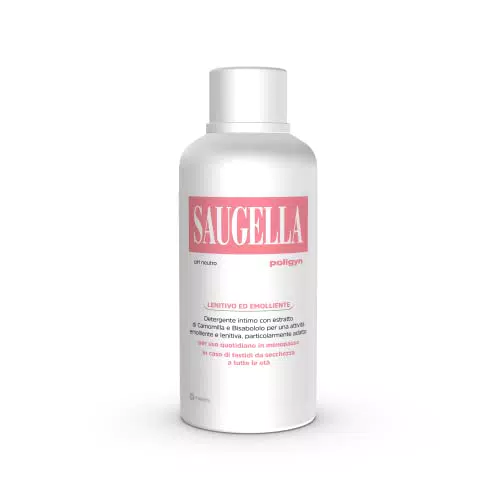 Saugella Poligyn - Detergente Intimo Emolliente Antiprurito con Camomilla e Acido Lattico