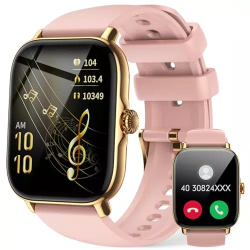 Smartwatch Donna - Orologio Smart 1.85" con Chiamate, Cardio e Fitness Tracker