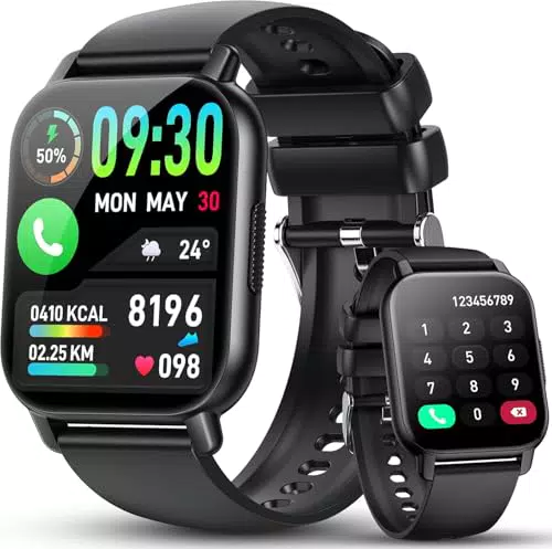 Smartwatch 1.85" per Uomo e Donna con Chiamate, Fitness Tracker e Impermeabile IP68