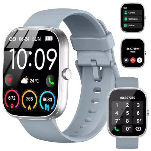 Smartwatch Fitness Uomo e Donna con Chiamate, Tracker Sportivi e Cardiofrequenzimetro