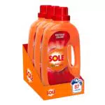 Sole Detersivo Lavatrice Liquido Igienizzante, 87 Lavaggi, Rimuove Macchie