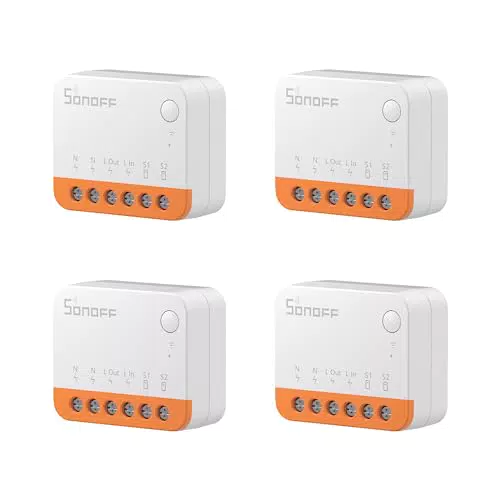 Sonoff Mini R4 Interruttore Smart WiFi 2 Vie, Controllo APP, Compatibile con Alexa e Google Home