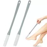 Spazzola per Piedi in Silicone con Manico Lungo e Testine di Diverse Misure