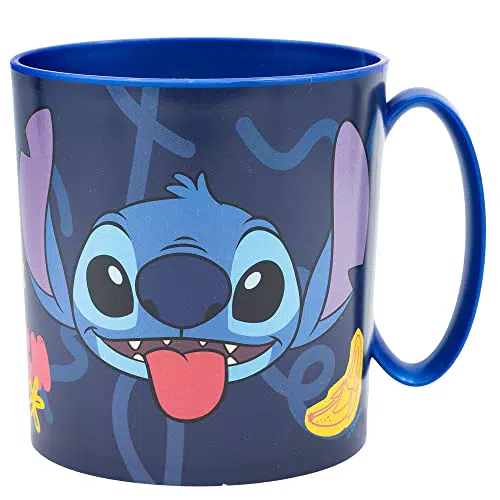 Tazza Disney Stitch per Bambini, senza BPA, adatta al microonde