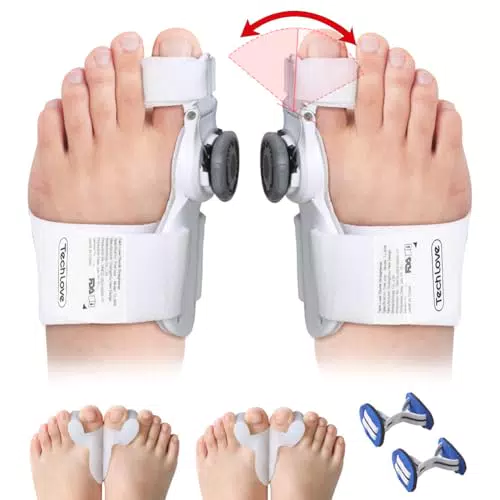 Tech Love Correttore Alluce Valgo Regolabile per Giorno e Notte Unisex