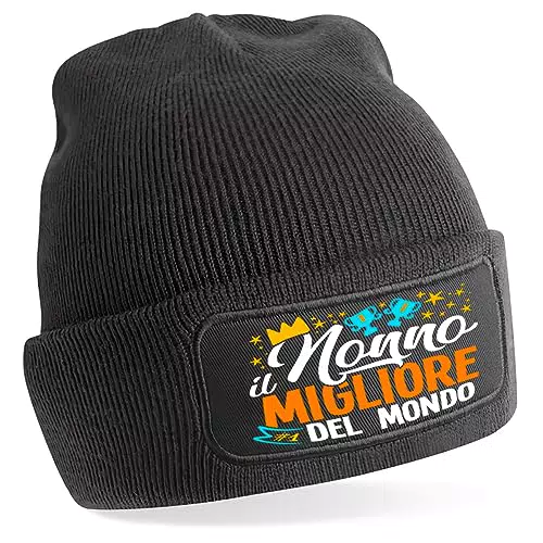 TeeDesign Berretto Nonno - Idea Regalo Compleanno per Uomo, Gadget Cappello