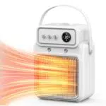 Termoventilatore Elettrico 2000W a Basso Consumo per Ufficio e Bagno