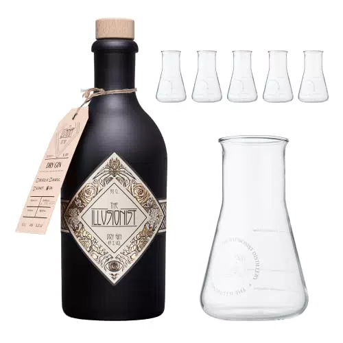 The Illusionist Gin con Set di Bicchieri per Gin & Tonic