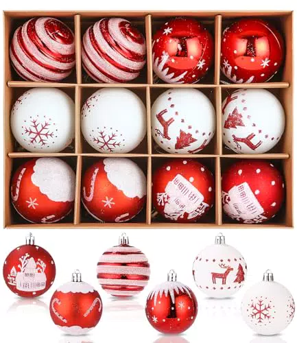Toaren Palline di Natale Infrangibili per Decorazioni Albero di Natale