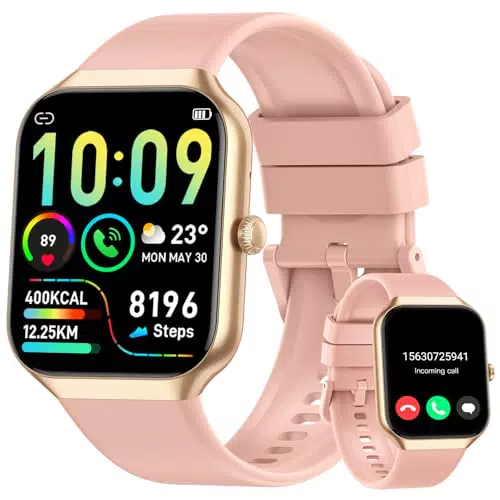 Togala Smartwatch con Chiamate, Display 1.96'', Fitness Tracker Impermeabile IP68