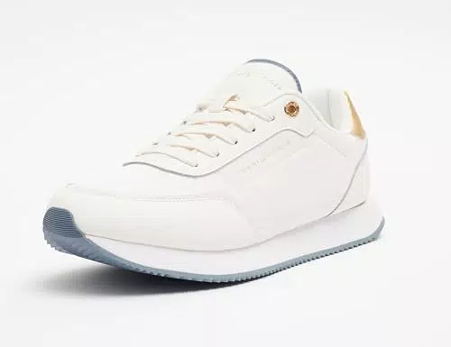 Tommy Hilfiger Sneakers da Runner Essential Metallics Eleganti per Donna