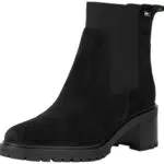 Tommy Hilfiger Stivaletti Chelsea Mid Heel in Pelle Scamosciata per Donna