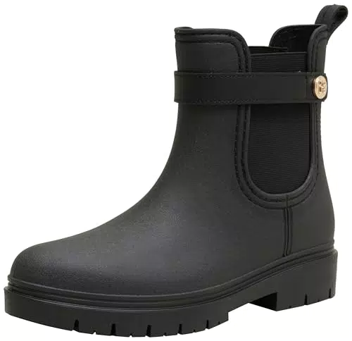 Tommy Hilfiger Stivali in Gomma Impermeabili Rubberised Rainboot Donna