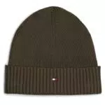 Tommy Hilfiger Berretto in Maglia Flag Cotton Beanie con Cachemire