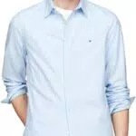 Tommy Hilfiger Camicia Slim Fit Uomo Colletto a Punta