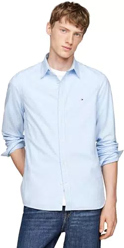 Tommy Hilfiger Camicia Slim Fit Uomo Colletto a Punta