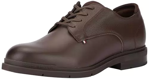 Tommy Hilfiger Scarpe Derby in Pelle Zigrinata per Uomo