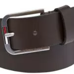 Tommy Jeans Cintura Uomo Austin in Pelle, 115 cm