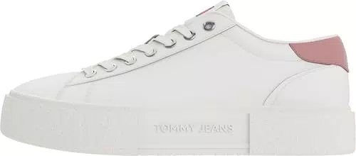 Tommy Jeans Sneakers Donna con Suola Alta in Pelle