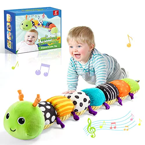 Toyzey Giocattoli Montessori per Neonati 0-6 Mesi - Giocattoli Sensoriali e Musicali
