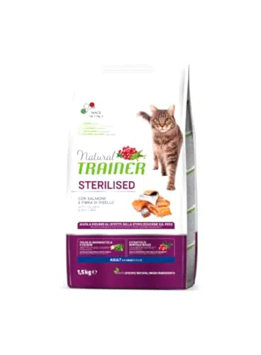 Trainer Natural Sterilised Adult Salmone e Fibra di Pisello