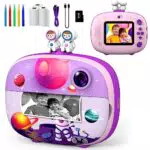 ULEWAY Macchina Fotografica Digitale per Bambini con Stampa Istantanea 1080P