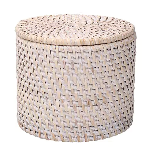 Vacchetti Scatola Rattan Algarve Tonda Media