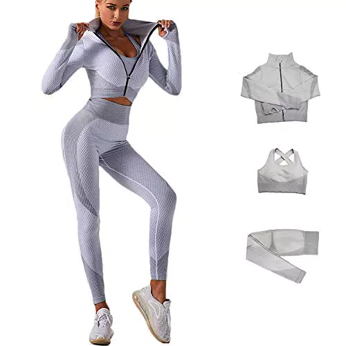 Veriliss Completo Sportivo Donna per Palestra e Fitness - Abbigliamento Workout