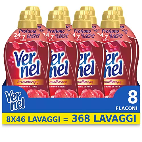 Vernel Aromatherapy Ammorbidente Concentrato con Profumo di Rosa