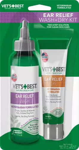 Vet's Best Detergente per Orecchie Asciutte e Sollievo per Cani