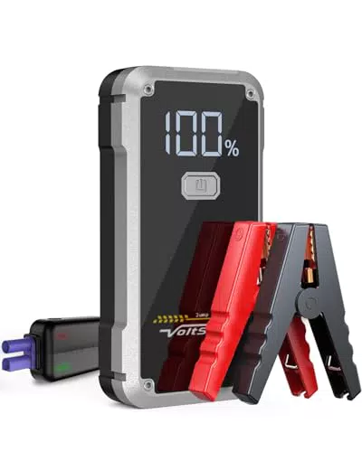 VoltSurge Booster Avviamento Auto 3000A - Avviatore Emergenza 12V con USB e Torcia LED