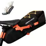 Wenbones Borsa da Sella Impermeabile per Bici, Grande Capacità, Montaggio Semplice