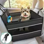 Wimypet Seggiolino Auto per Cani con Cintura di Sicurezza e Coprisedile Impermeabile