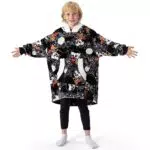 Winthome Coperta Indossabile Oversize per Bambini con Cappuccio e Tasca
