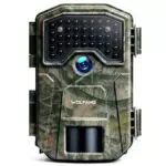 Wolfang Fototrappola 36MP HD con Infrarossi Invisibili e Visione Notturna IP66