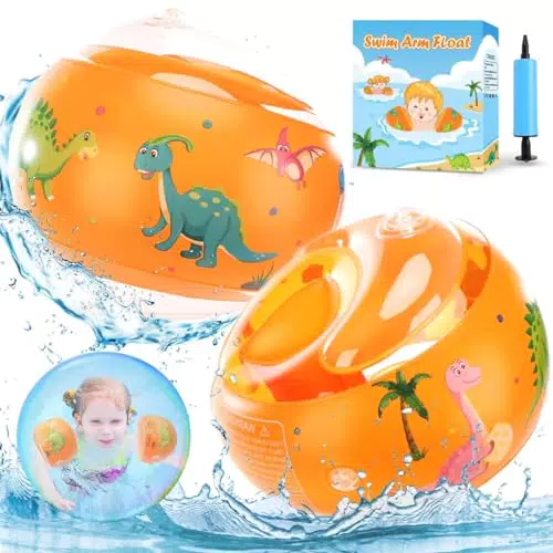 YeahBoom Braccioli Gonfiabili per Bambini 1-4 Anni con 3 Airbag Indipendenti