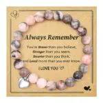 YELUWA Bracciale Cuore Ispirativo per Ragazza - Regalo per Compleanno e Amica