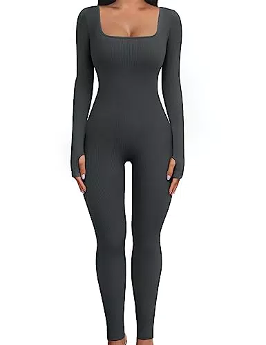 Yuson Girl Tuta Intera Sportiva Donna per Yoga e Fitness - Maniche Lunghe