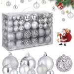 Zawaer Palline di Natale per Albero - Decorazioni Natalizie Riutilizzabili